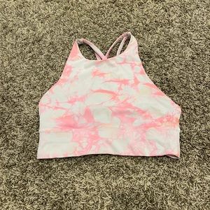 Lululemon tie die high neck bra